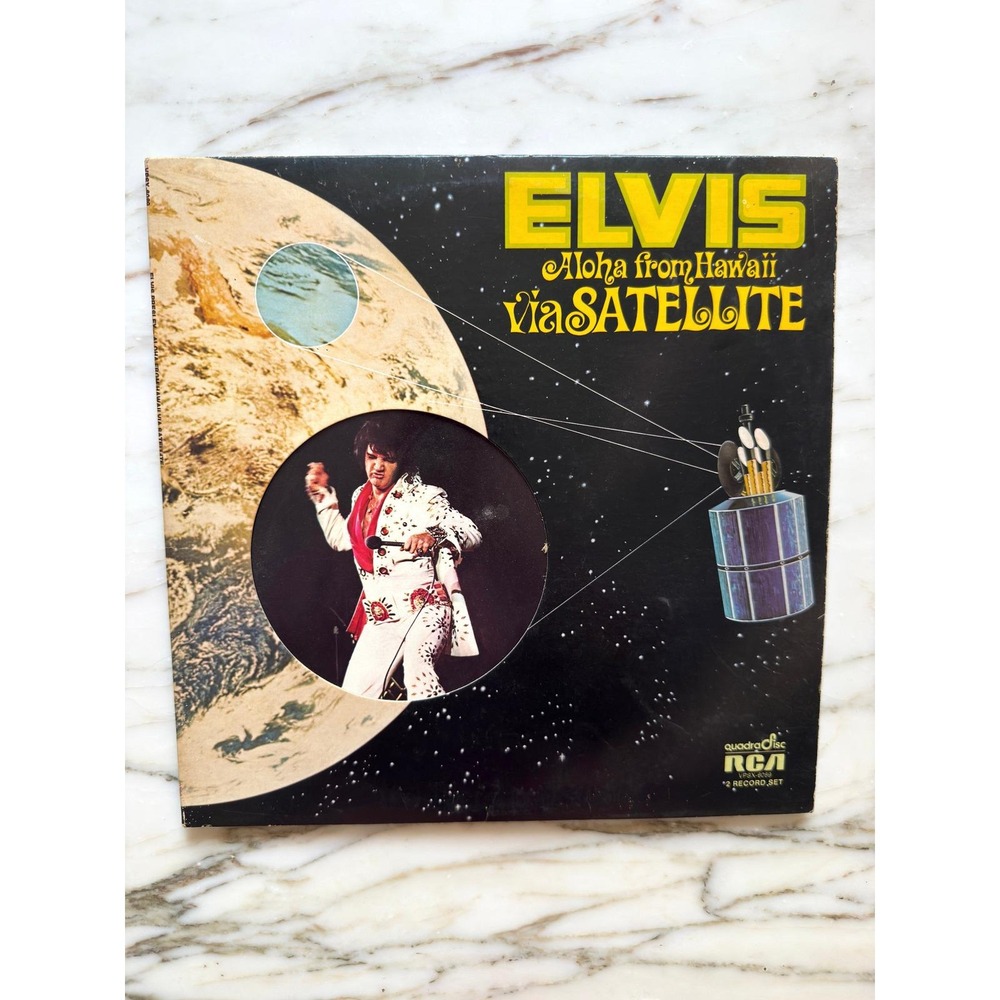 Vintage Elvis Aloha From Hawaii Via Satellite 2 LP Vinyl RCA 1973